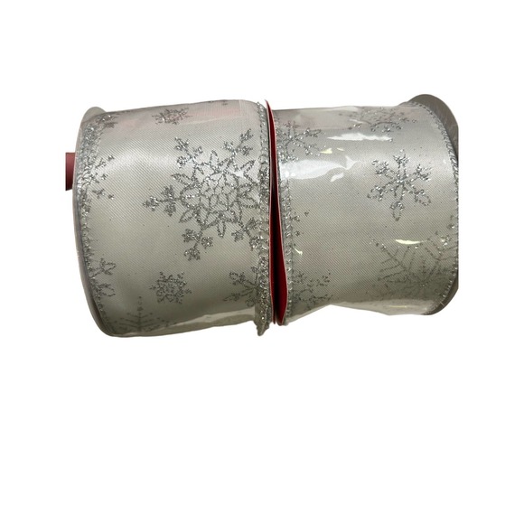 Bundle 13 Christmas Holiday Fabric Ribbons 25ft each - Picture 13 of 16